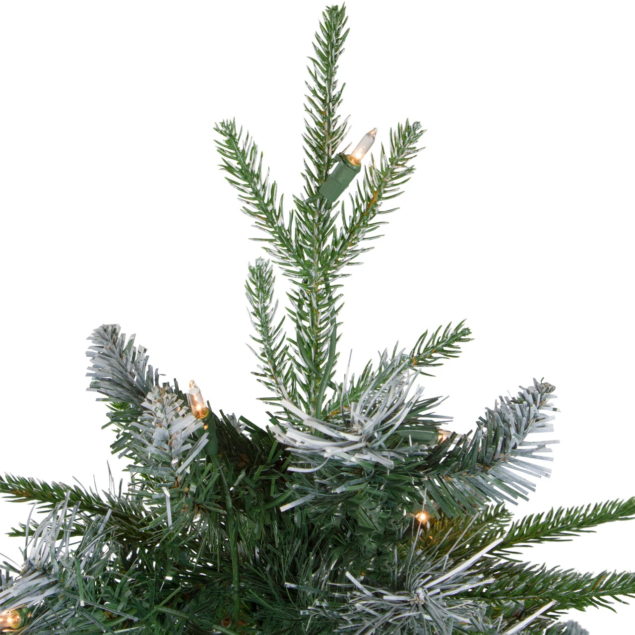 4' Pre-Lit Frosted Mixed Berry Pine Artificial Christmas Tree In Pot - Clear Lights 4 4' Pre-Lit Frosted Mixed Berry Pine Artificial Christmas Tree In Pot - Clear Lights - Image 4