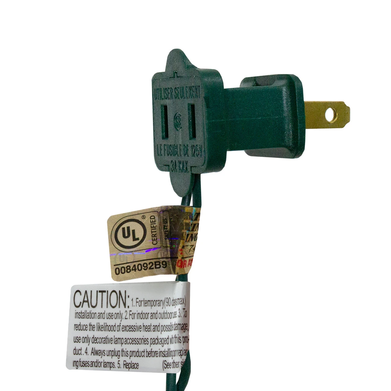 Pre-Lit Heavily Flocked Pine Artificial Christmas Wreath - 24-Inch, Multi-Color Lights 4 Pre-Lit Heavily Flocked Pine Artificial Christmas Wreath - 24-Inch, Multi-Color Lights - Image 4