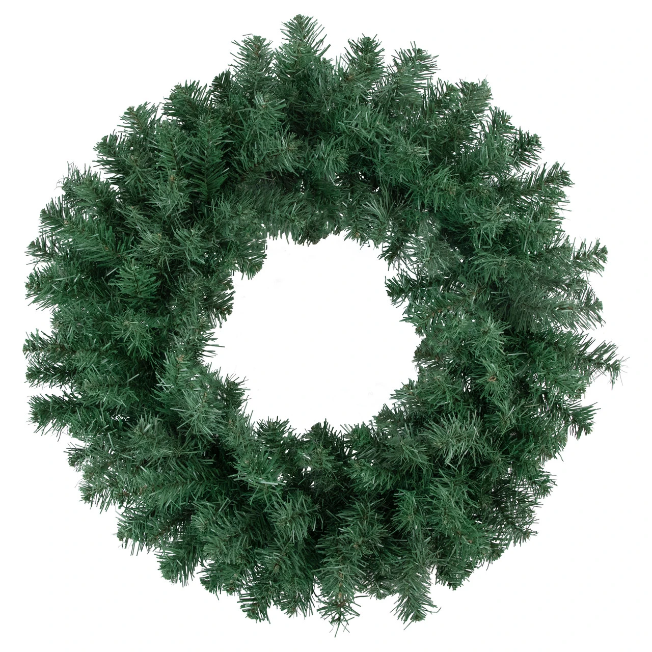 24" Medium Pine Artificial Christmas Wreath, Unlit 1 24" Medium Pine Artificial Christmas Wreath, Unlit