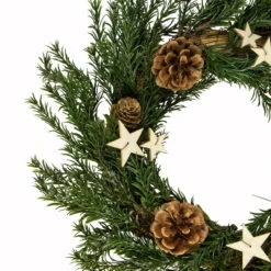 Pine Cones And Stars Pine Sprig Christmas Wreath, 10-Inch, Unlit -Best Christmas Store northlight nl00527 2 77255.1667640999