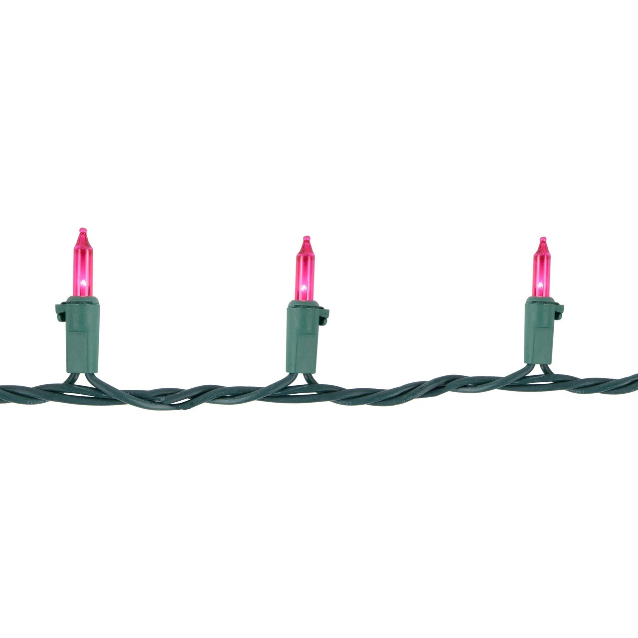100ct Pink Mini Christmas Light Set, 20.25ft Green Wire 5 100ct Pink Mini Christmas Light Set, 20.25ft Green Wire - Image 5