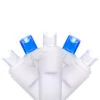 50-Count Blue And White LED Wide Angle Christmas Lights - 16.25 Ft White Wire