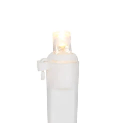 50ct Warm White LED Wide Angle Christmas Lights, 16.25ft White Wire 5 50ct Warm White LED Wide Angle Christmas Lights, 16.25ft White Wire -Best Christmas Store northlight nl02559 3 78809.1681480124