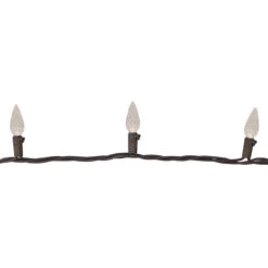 70 Warm White LED Faceted C6 Christmas Lights - 23 Ft Brown Wire -Best Christmas Store northlight nl02578 3 61217.1667578274