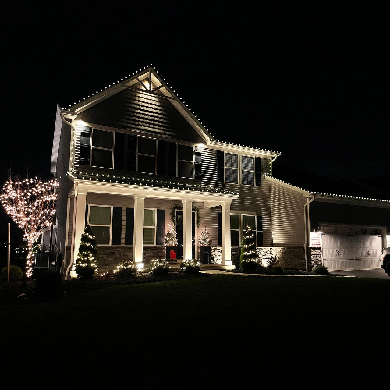 100-Count Clear Mini Christmas Light Set, 20.25ft Green Wire 6 100-Count Clear Mini Christmas Light Set, 20.25ft Green Wire - Image 6