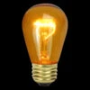Pack Of 25 Incandescent S14 Amber Christmas Replacement Bulbs