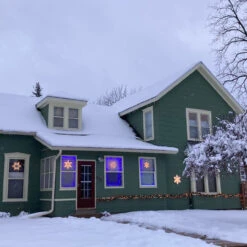 20" Lighted Snowflake Christmas Window Silhouette Decoration -Best Christmas Store northlight nl04227 cxpic 21370.1675807165