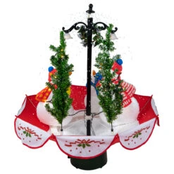 31" Musical Lighted Snowing Snowman Family In Umbrella Base Christmas Decoration 7 31" Musical Lighted Snowing Snowman Family In Umbrella Base Christmas Decoration -Best Christmas Store northlight r92476 4 11975.1667487955