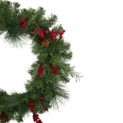 Pine Cones And Berries Artificial Christmas Wreath With Ribbon, 24-Inch, Unlit 7 Pine Cones And Berries Artificial Christmas Wreath With Ribbon, 24-Inch, Unlit -Best Christmas Store northlight s04206 2 updated 63055.1667573469