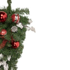 24" Green Cedar Artificial Christmas Teardrop Swag, Unlit -Best Christmas Store northlight s84854 2 updated 55986.1667533626