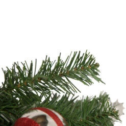 24" Green Cedar Artificial Christmas Teardrop Swag, Unlit -Best Christmas Store northlight s84854 3 updated 65888.1667533625