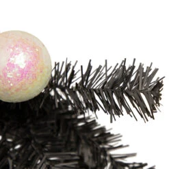 20" Pre-lit Decorated Black Pine Artificial Teardrop Christmas Swag, Warm White LED Lights -Best Christmas Store northlight s92632 3 updated 06301.1671027778