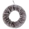 Lilac Purple Faux Fur Artificial Christmas Wreath - 13-Inch, Unlit