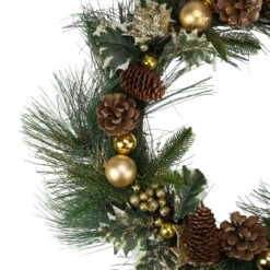 Long Needle Pine With Winter Foliage And Stars Christmas Wreath - 20-Inch, Unlit 5 Long Needle Pine With Winter Foliage And Stars Christmas Wreath - 20-Inch, Unlit -Best Christmas Store northlight sh27133 1 10286.1667578084