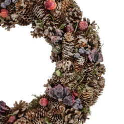 Sugared Purple Flowers And Pine Cones Artificial Christmas Wreath - 20-Inch, Unlit 5 Sugared Purple Flowers And Pine Cones Artificial Christmas Wreath - 20-Inch, Unlit -Best Christmas Store northlight sh36230 2 95315.1667520805