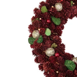 Red Pine Cone And Berry Artificial Christmas Wreath, 12-Inch, Unlit 5 Red Pine Cone And Berry Artificial Christmas Wreath, 12-Inch, Unlit -Best Christmas Store northlight sh36245 1 99025.1667658007