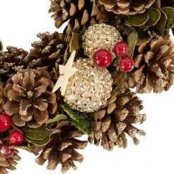 Glittered Pine Cone And Berry Artificial Christmas Wreath, 12-Inch, Unlit 5 Glittered Pine Cone And Berry Artificial Christmas Wreath, 12-Inch, Unlit -Best Christmas Store northlight sh36253 1 79620.1667528365