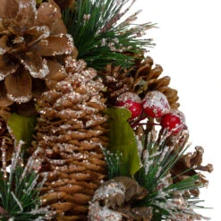 Green And Brown Frosted Pinecones And Bells Christmas Wreath - 13" Unlit 7 Green And Brown Frosted Pinecones And Bells Christmas Wreath - 13" Unlit -Best Christmas Store northlight sh89573 4 updated 76335.1667576944