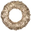 Gold Layered Leaves Christmas Wreath, 15.5-Inch, Unlit