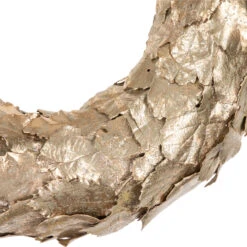 Gold Layered Leaves Christmas Wreath, 15.5-Inch, Unlit -Best Christmas Store northlight sh93292 02 09795.1680879719