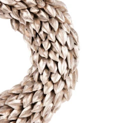 Champagne Gold Budding Leaves Glitter Christmas Wreath, 11.5-Inch, Unlit 5 Champagne Gold Budding Leaves Glitter Christmas Wreath, 11.5-Inch, Unlit -Best Christmas Store northlight sh94262 2 99470.1667486893