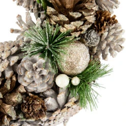 Green Pine Needle And Pinecone Artificial Christmas Wreath, 13.5-Inch, Unlit 5 Green Pine Needle And Pinecone Artificial Christmas Wreath, 13.5-Inch, Unlit -Best Christmas Store northlight sh94275 3new 55593.1667946559