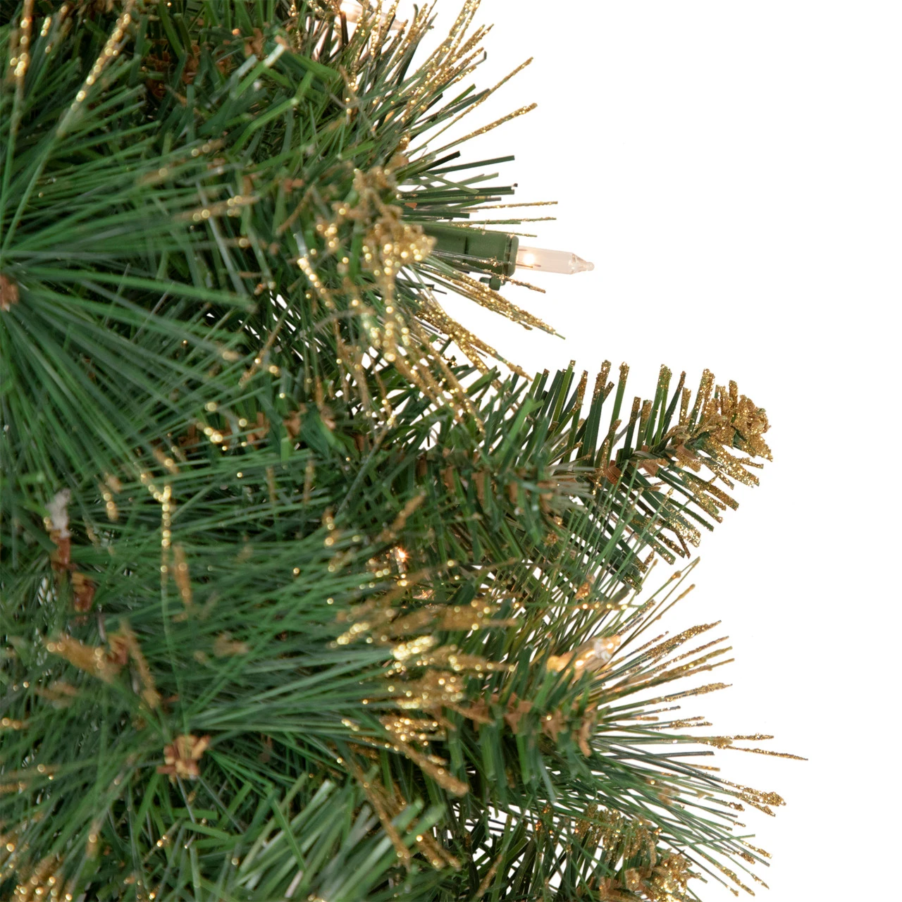 Pre-Lit Yorkshire Pine Artificial Christmas Wreath, 24-Inch, Clear Lights 3 Pre-Lit Yorkshire Pine Artificial Christmas Wreath, 24-Inch, Clear Lights - Image 3