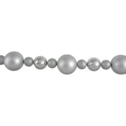 6' Shatterproof Ball 3-Finish Silver Splendor Christmas Garland -Best Christmas Store northlight sm91066 1 66783.1667575260