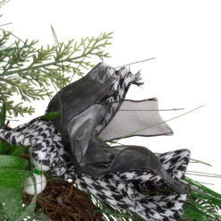 6' X 12" White Berries And Plaid Bows Artificial Christmas Garland - Unlit 5 6' X 12" White Berries And Plaid Bows Artificial Christmas Garland - Unlit -Best Christmas Store northlight sm91197 1 19973.1667528771