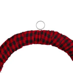 Red And Black Buffalo Plaid And Berry Artificial Christmas Wreath - 24-Inch, Unlit -Best Christmas Store northlight sm91201 2 32500.1667573327