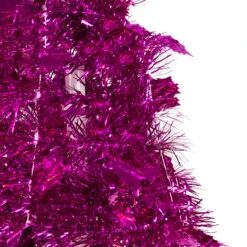 4' Pink Tinsel Pop-Up Artificial Christmas Tree, Unlit -Best Christmas Store northlight sm92149 2 58484.1667530288