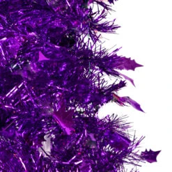 6' Purple Tinsel Pop-Up Artificial Christmas Tree, Unlit -Best Christmas Store northlight sm92151 2 79060.1667531219