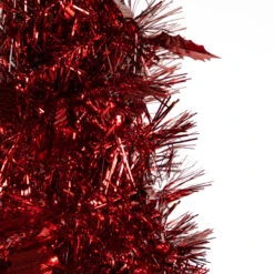 6' Red Tinsel Pop-Up Artificial Christmas Tree, Unlit -Best Christmas Store northlight sm92153 2 89971.1667530306