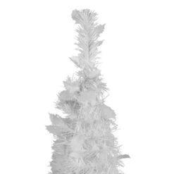 6' White Tinsel Pop-Up Artificial Christmas Tree, Unlit -Best Christmas Store northlight sm92157 3 85582.1667530307