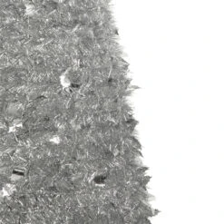6' Silver Tinsel Pop-Up Artificial Christmas Tree, Unlit -Best Christmas Store northlight sm92168 2 29471.1667531218