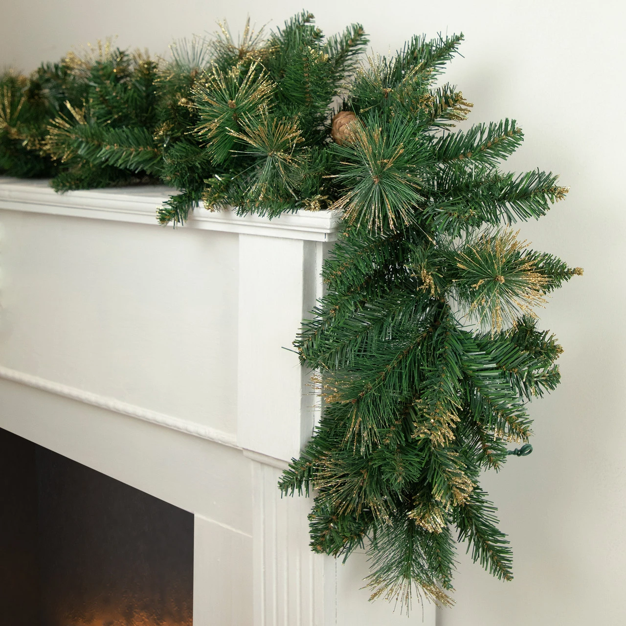 9' X 10 Yorkshire Pine Artificial Christmas Garland - Unlit 2 9' X 10 Yorkshire Pine Artificial Christmas Garland - Unlit - Image 2