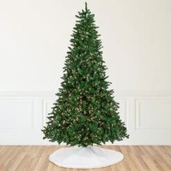 9' Pre-Lit Twin Falls Pine Artificial Christmas Tree, Clear Lights