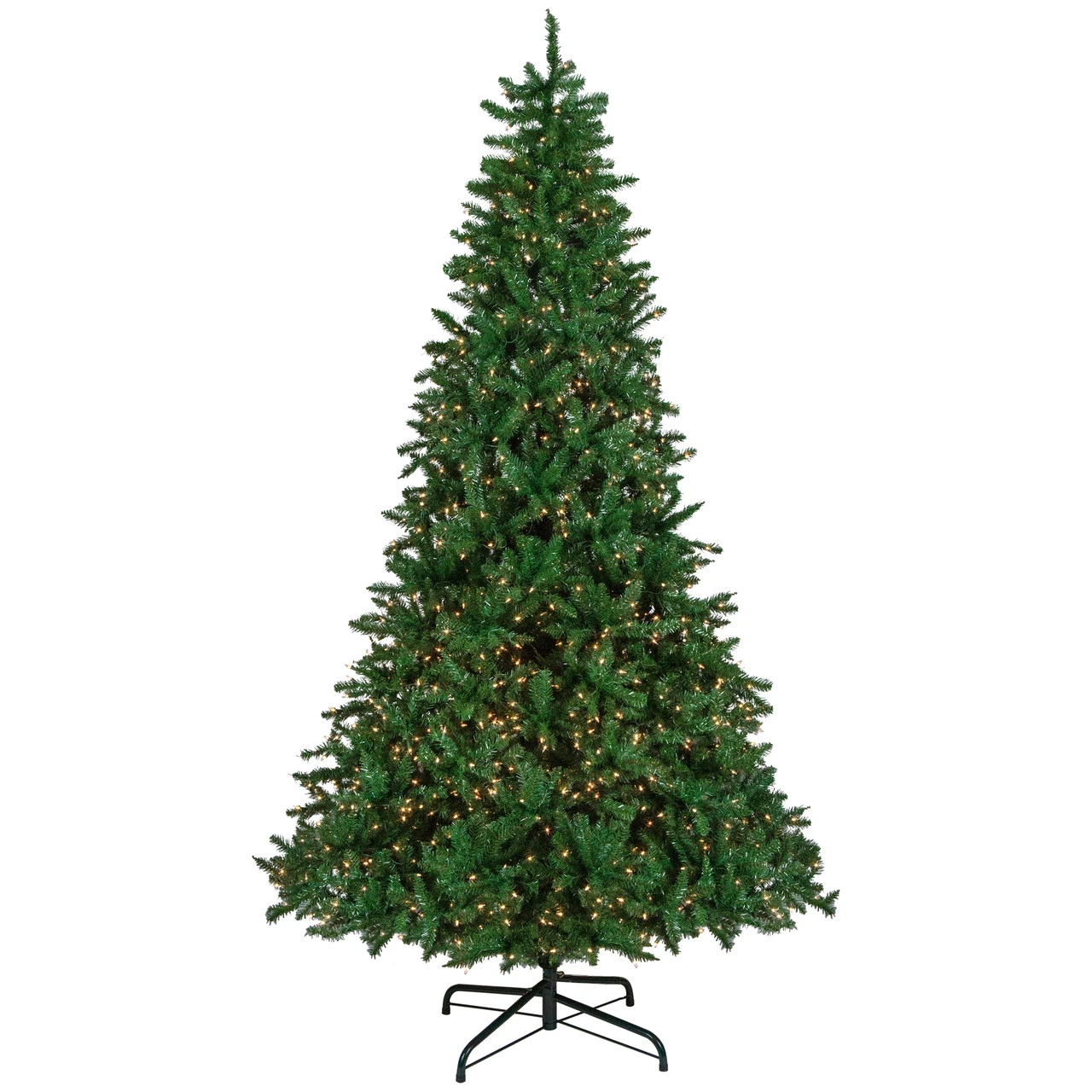 9' Pre-Lit Twin Falls Pine Artificial Christmas Tree, Clear Lights 2 9' Pre-Lit Twin Falls Pine Artificial Christmas Tree, Clear Lights - Image 2