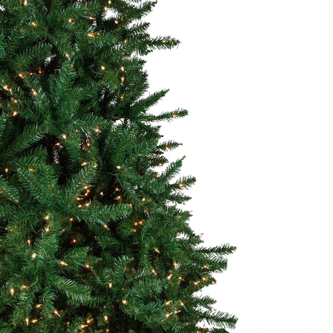 9' Pre-Lit Twin Falls Pine Artificial Christmas Tree, Clear Lights 4 9' Pre-Lit Twin Falls Pine Artificial Christmas Tree, Clear Lights - Image 4