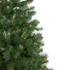 6' Pre-Lit Wilson Pine Slim Artificial Christmas Tree, Multi Lights -Best Christmas Store northlight sm92990 2 65841.1667530132