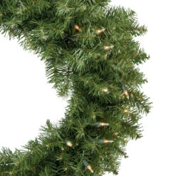 Pre-Lit Rockwood Pine Artificial Christmas Wreath - 24-Inch, Clear Lights -Best Christmas Store northlight sm93007 2update 48332.1667530191