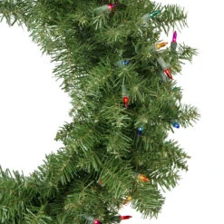 Pre-Lit Rockwood Pine Artificial Christmas Wreath, 24-Inch, Multi Lights 5 Pre-Lit Rockwood Pine Artificial Christmas Wreath, 24-Inch, Multi Lights -Best Christmas Store northlight sm93030 2update 71510.1667530192