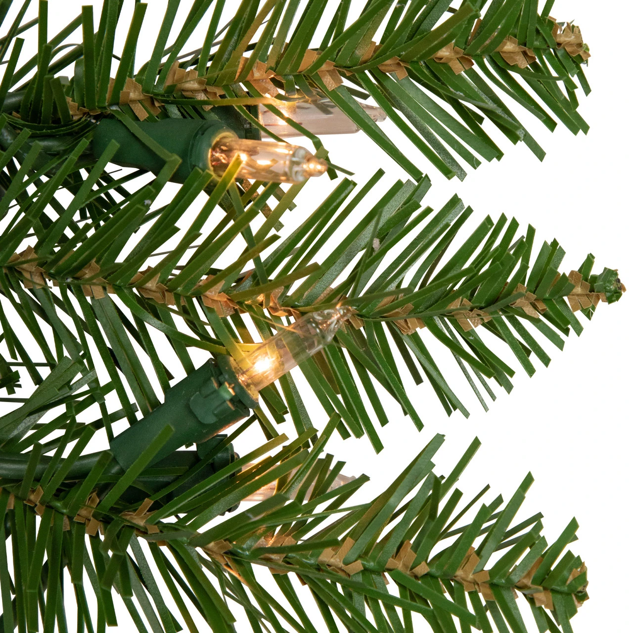 Pre-Lit Rockwood Pine Artificial Christmas Wreath, 48-Inch, Clear Lights 2 Pre-Lit Rockwood Pine Artificial Christmas Wreath, 48-Inch, Clear Lights - Image 2