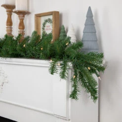 9' X 10" Pre-Lit Sierra Noble Fir Artificial Christmas Garland, Clear Lights -Best Christmas Store northlight sm93041 2 styled 30510.1674246542