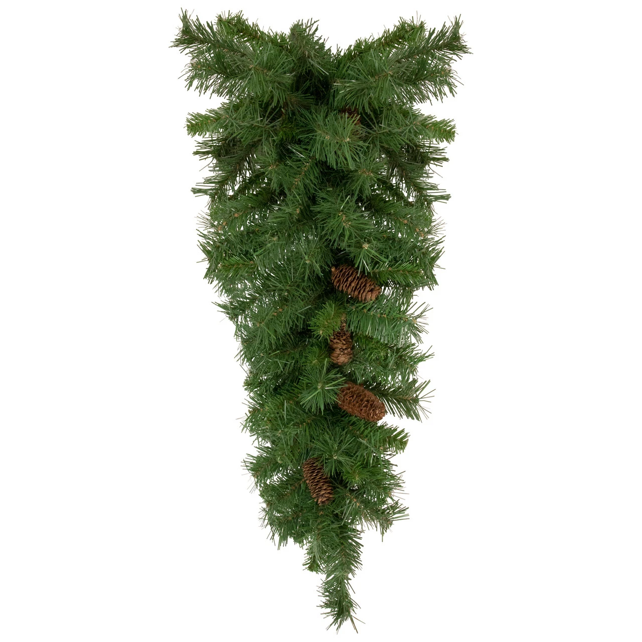 30" Black River Pine Artificial Christmas Swag With Pine Cones, Unlit 1 30" Black River Pine Artificial Christmas Swag With Pine Cones, Unlit