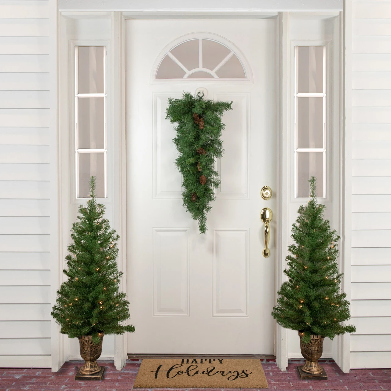 30" Black River Pine Artificial Christmas Swag With Pine Cones, Unlit 2 30" Black River Pine Artificial Christmas Swag With Pine Cones, Unlit - Image 2