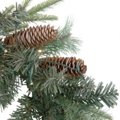 6' X 9" Pre-Lit Decorated Mixed Pine And Pine Cone Artificial Christmas Garland -Best Christmas Store northlight sm93379 2 25461.1667531222