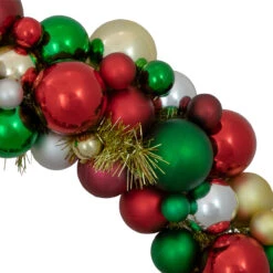 Traditional Colors 2-Finish Shatterproof Ball Christmas Wreath, 36-Inch -Best Christmas Store northlight sm93809 3 91708.1667517701