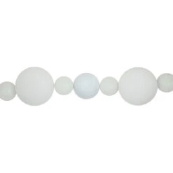 6' White Shatterproof Ball 3-Finish Christmas Garland -Best Christmas Store northlight sm93811 2 10656.1687800827