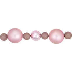 6' Pink Shatterproof Ball 3-Finish Christmas Garland -Best Christmas Store northlight sm93813 2 62968.1687801152